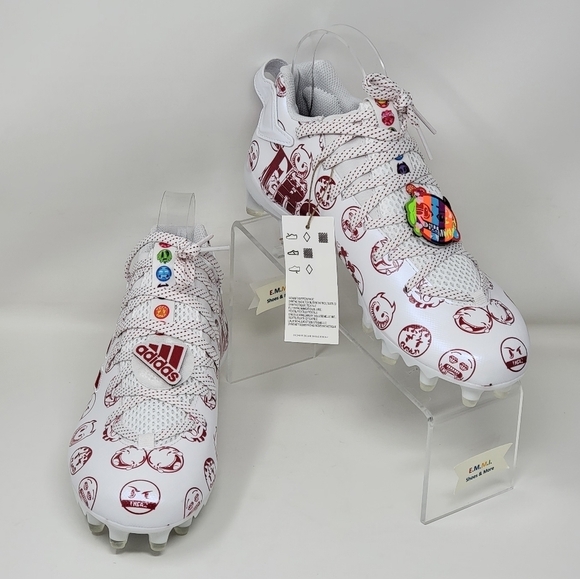 Adidas Mens Freak 22 Big Mood DSG SM Football Cleats White Red GZ6901 Size 8 New - Picture 3 of 10